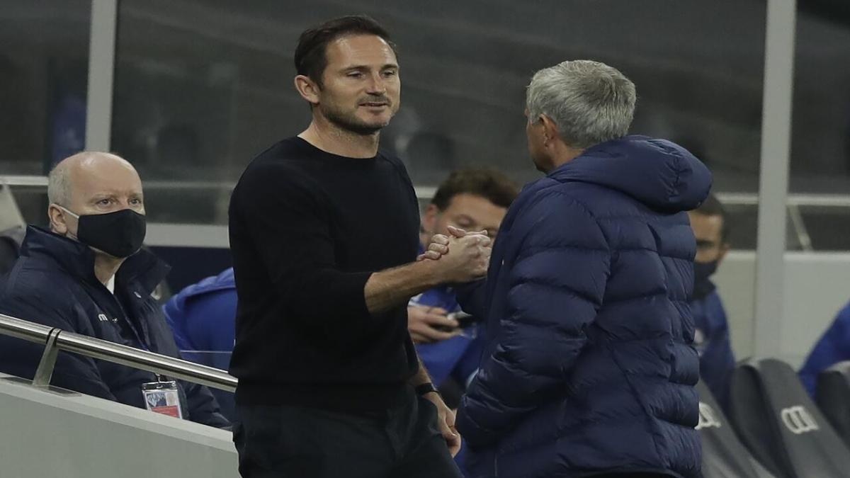 Frank Lampard and Jose Mourinho